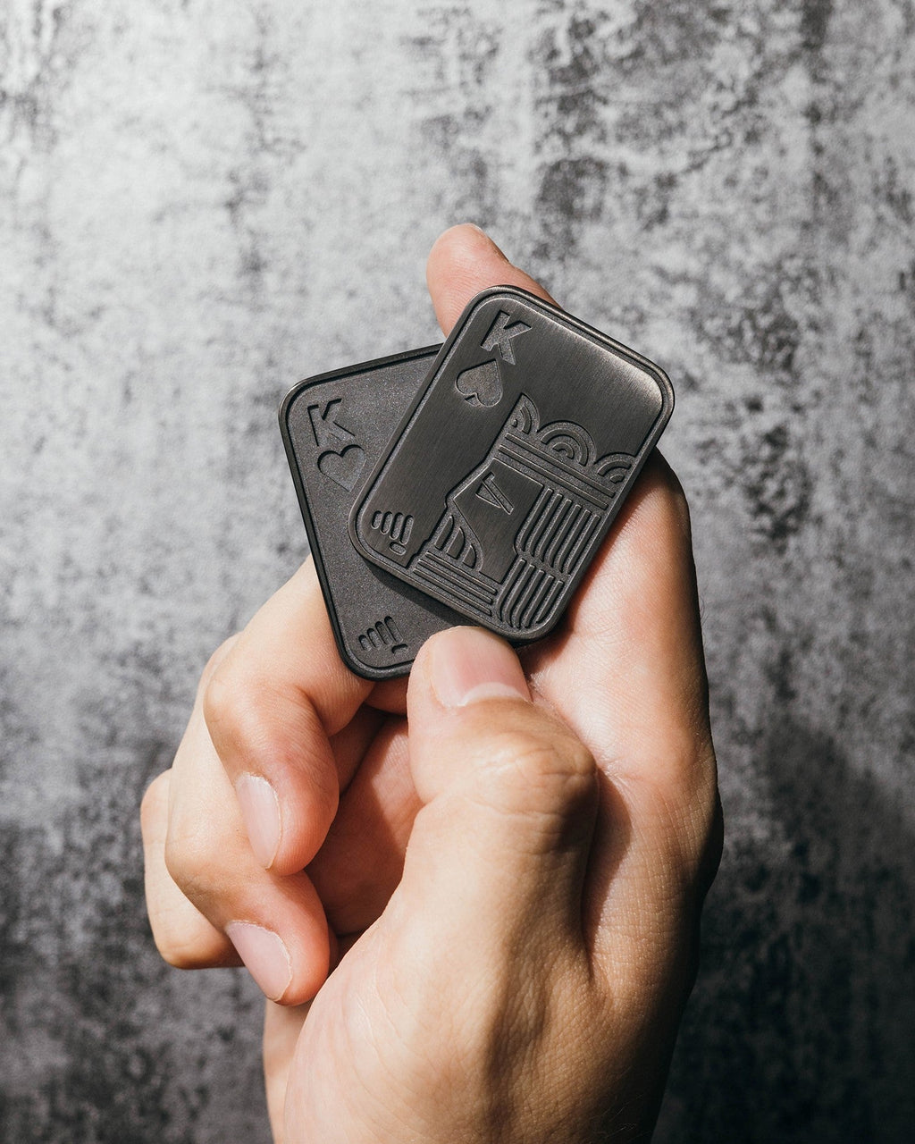 Shuffle Pocket Kings V2 Fidget Toy | Midnight Edition Card Fidget