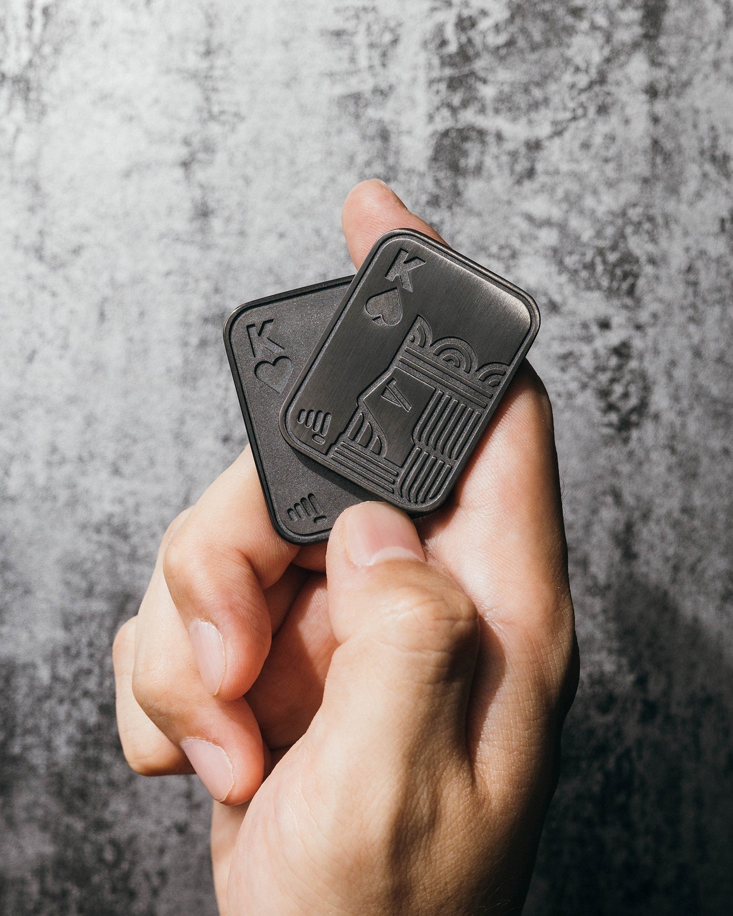 Shuffle Pocket Kings V2 Fidget Toy | Midnight Edition Card Fidget