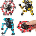 Transformable Fidget Spinners 3-Pack | Sensory Stress Relief Spin Toys
