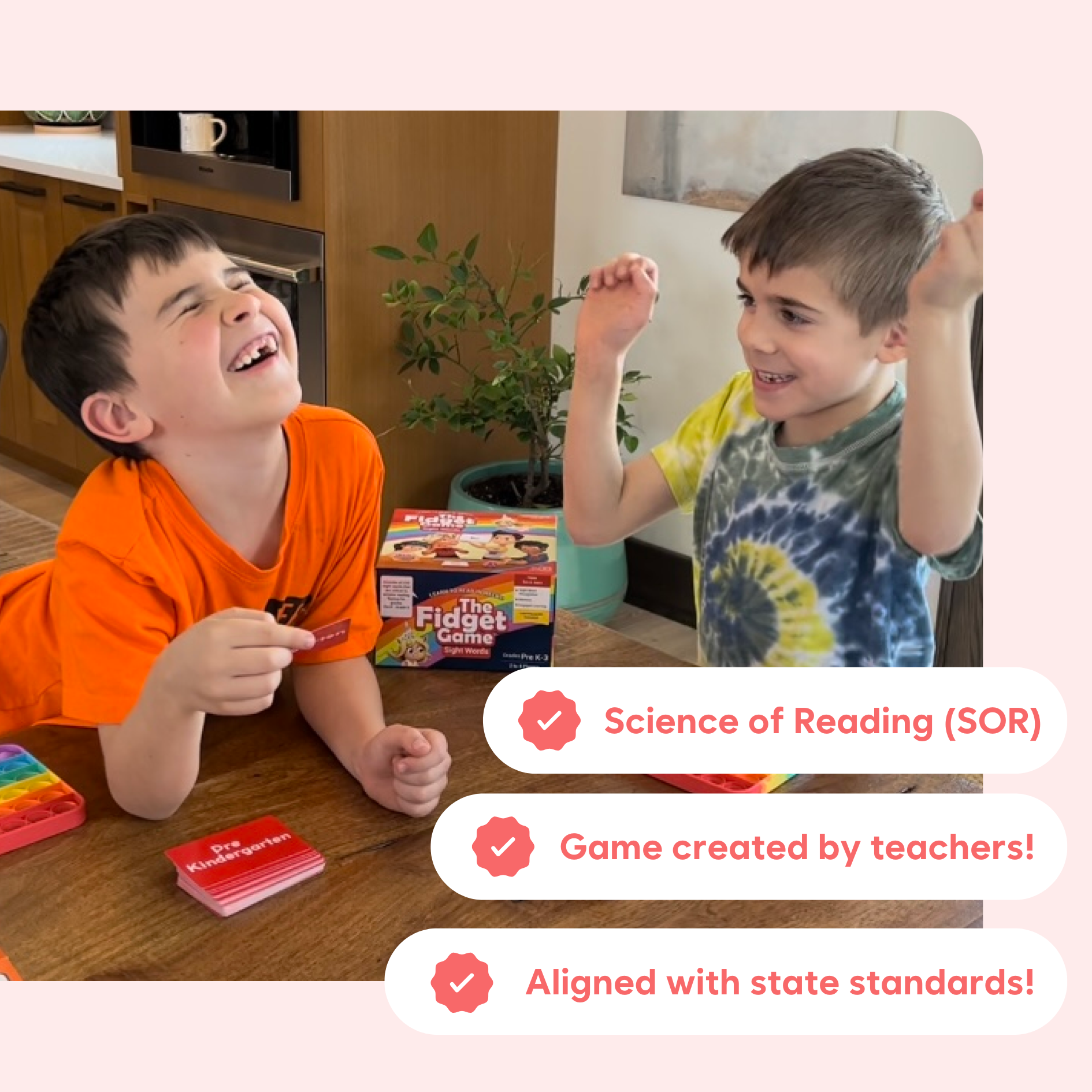 Sight Words Fidget Game | Educational Sensory Learning Toy for Kids