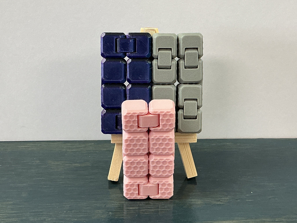 3D Printed Infinity Cube Fidget Toy | Stress Relief Sensory Desk Toy
