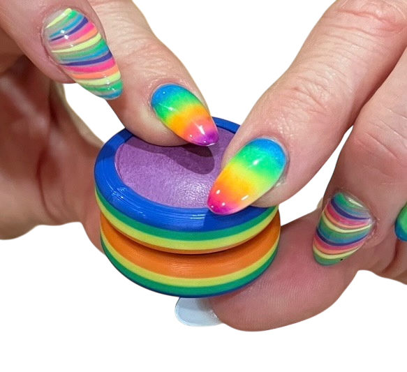 Pride Moons Fidget Toy | Colorful Sensory Stress Relief Squishy
