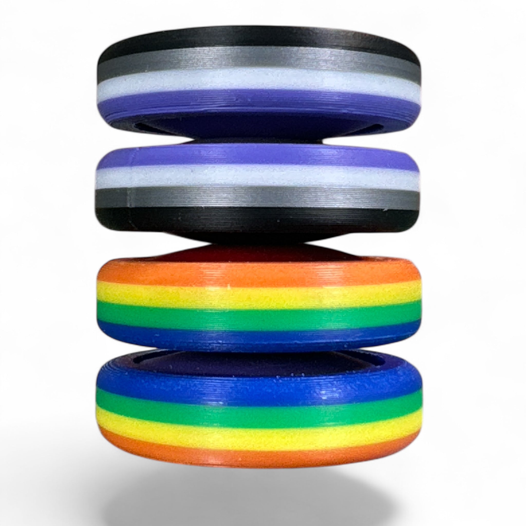 Pride Moons Fidget Toy | Colorful Sensory Stress Relief Squishy