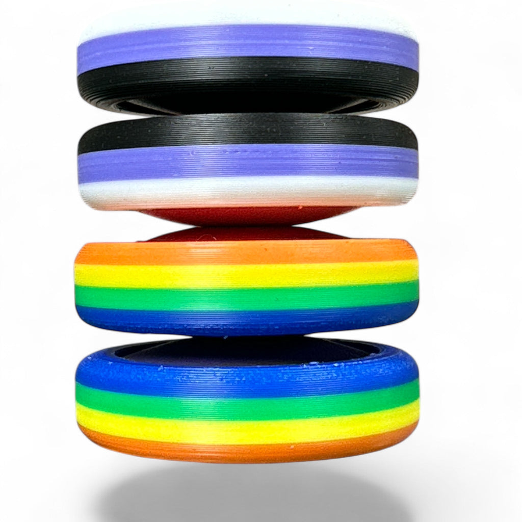 Pride Moons Fidget Toy | Colorful Sensory Stress Relief Squishy