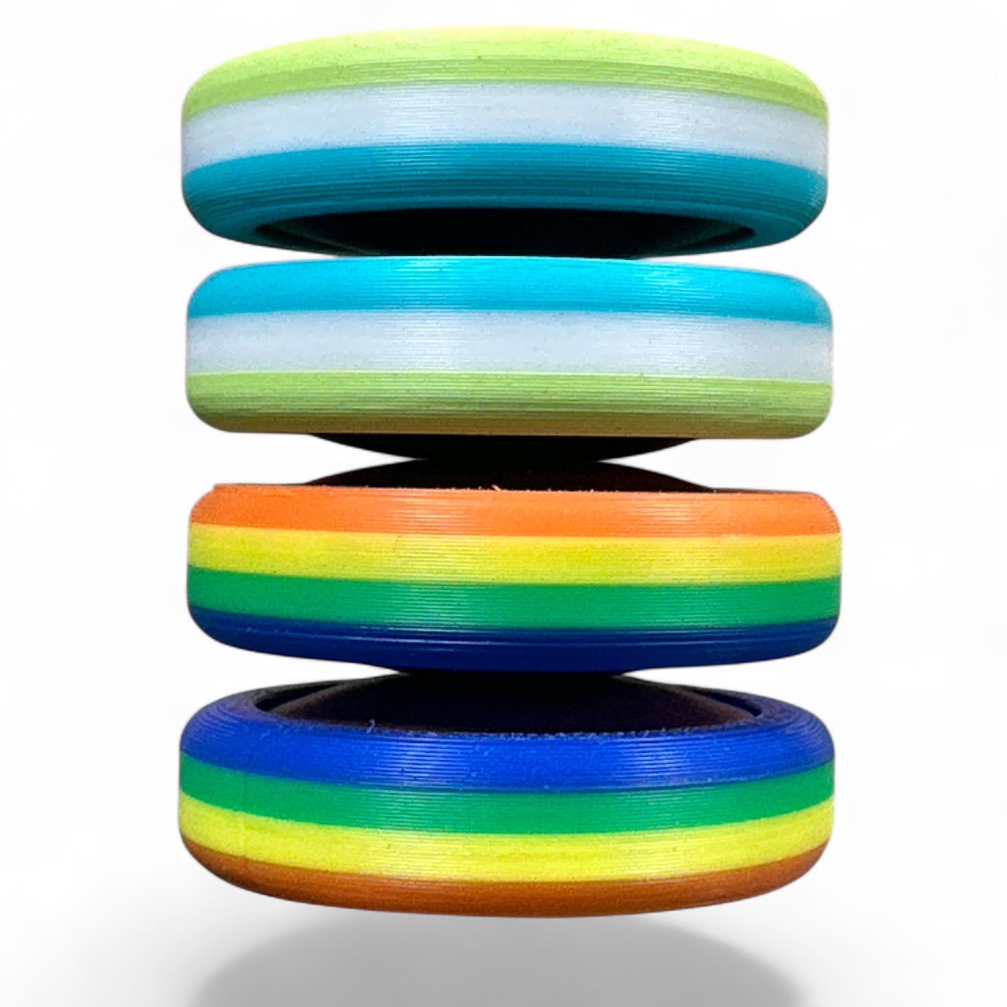 Pride Moons Fidget Toy | Colorful Sensory Stress Relief Squishy