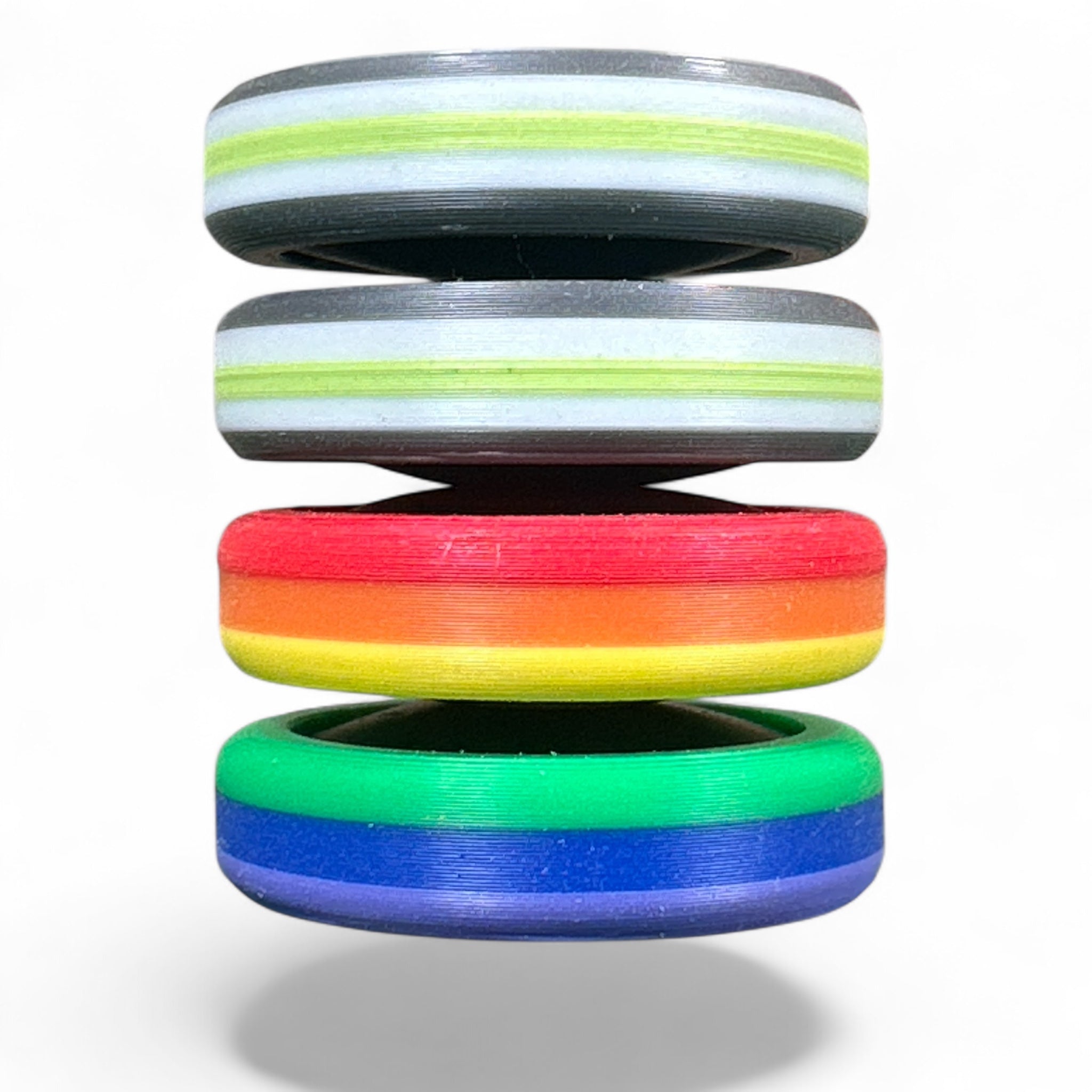 Pride Moons Fidget Toy | Colorful Sensory Stress Relief Squishy