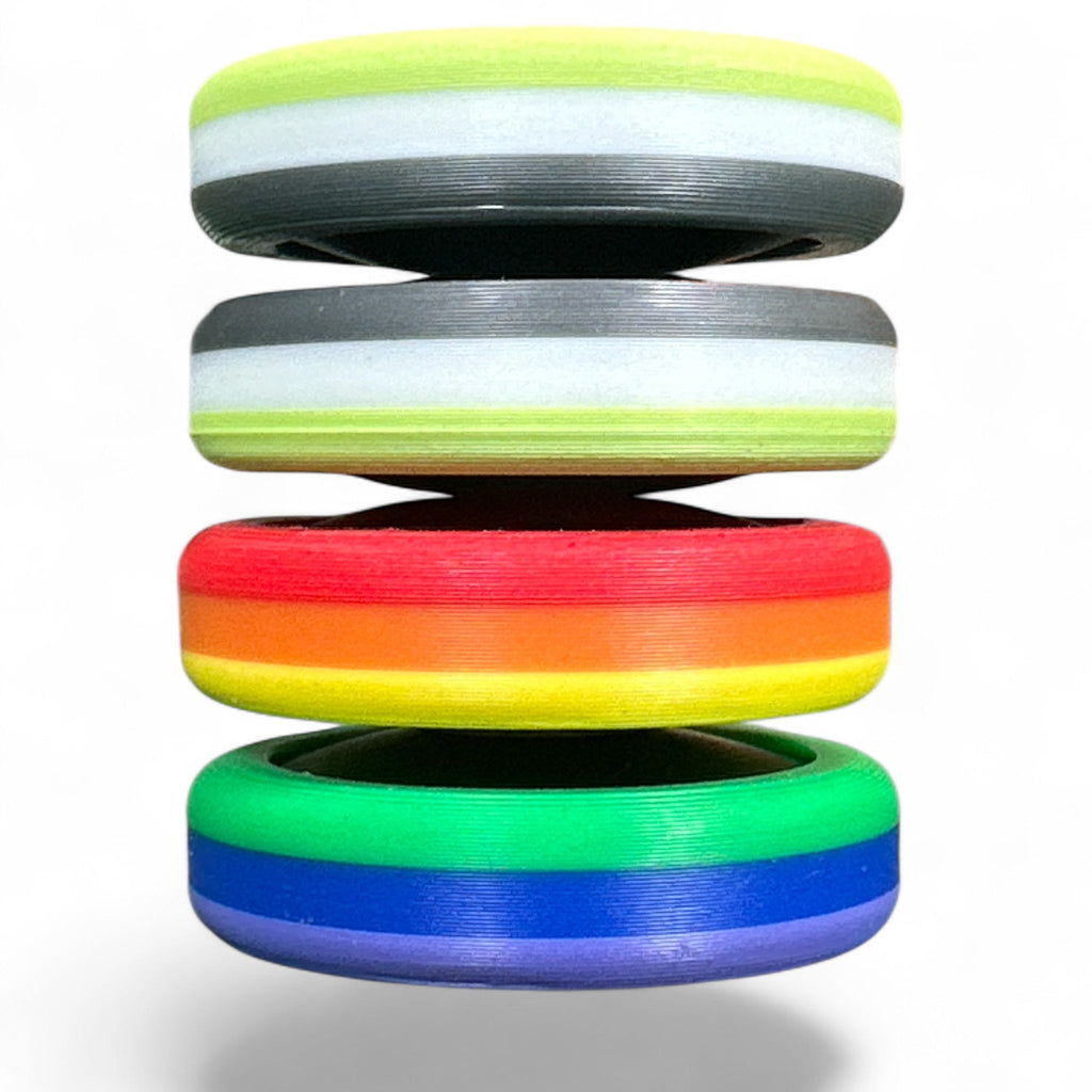 Pride Moons Fidget Toy | Colorful Sensory Stress Relief Squishy