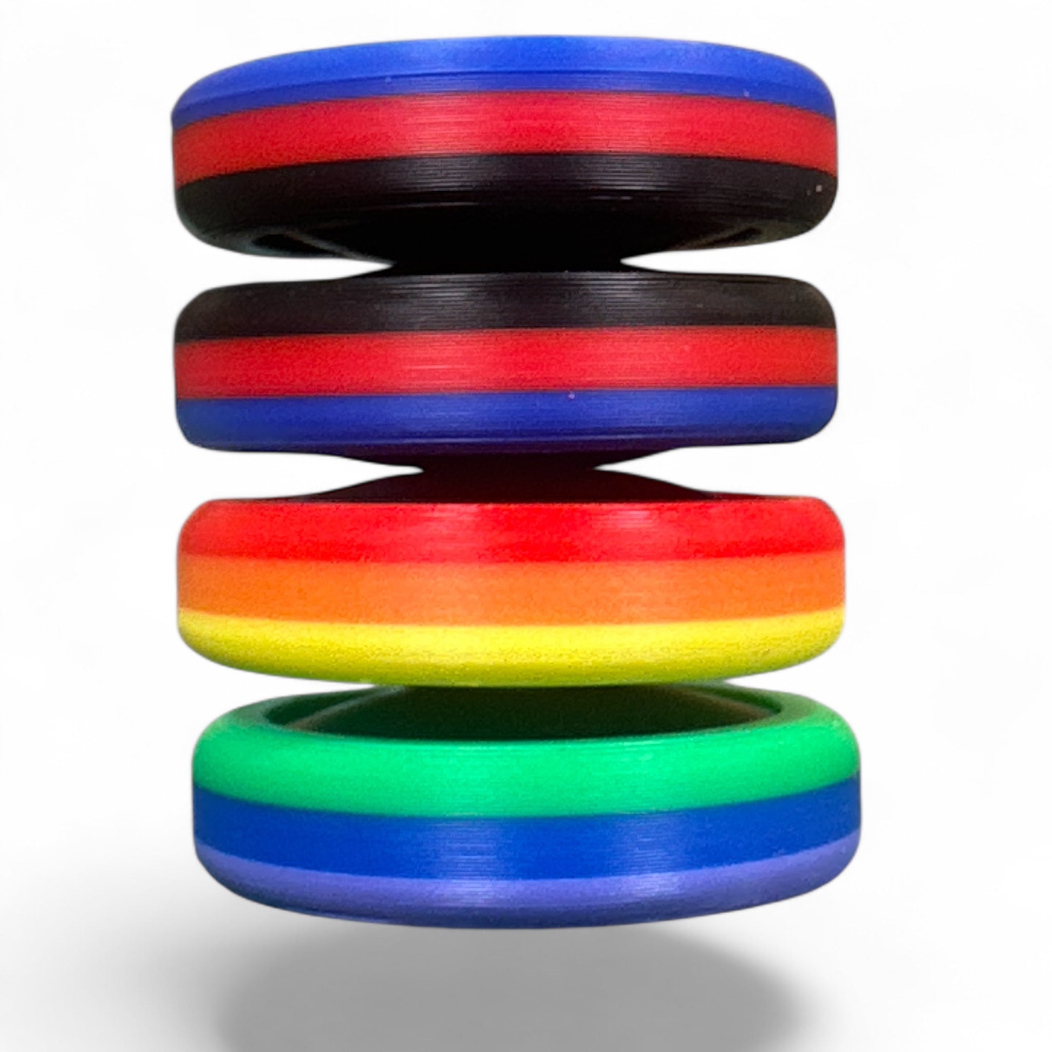 Pride Moons Fidget Toy | Colorful Sensory Stress Relief Squishy