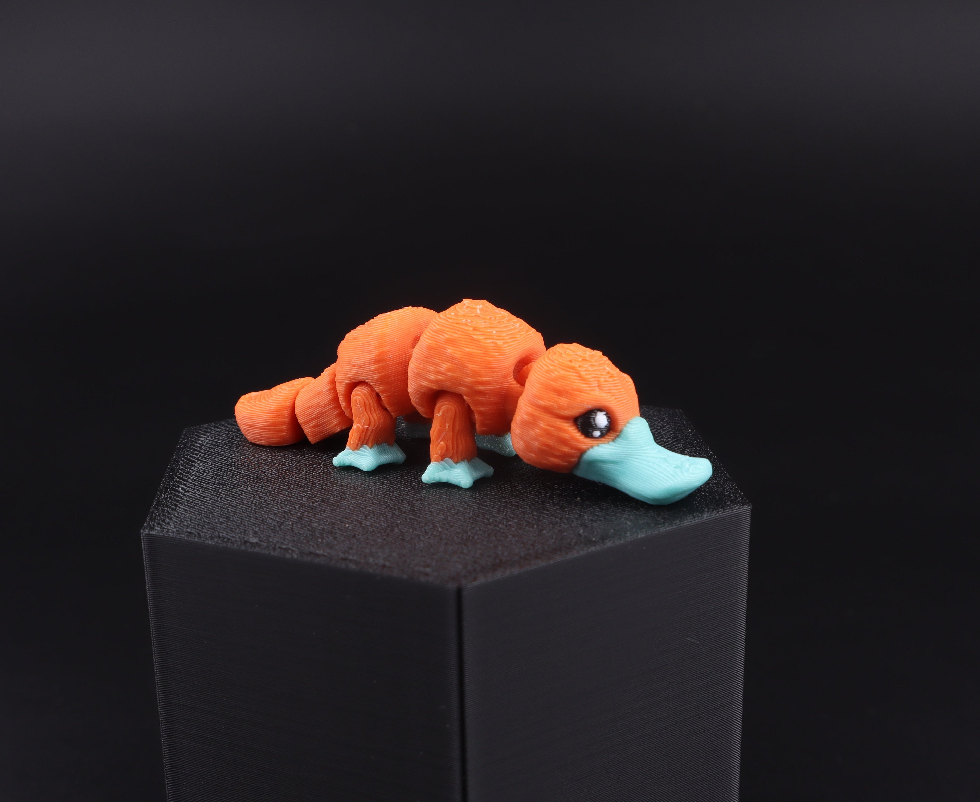 3D Printed Mini Water Animal Fidget Toy Pack | Flexible Sensory Party Favor