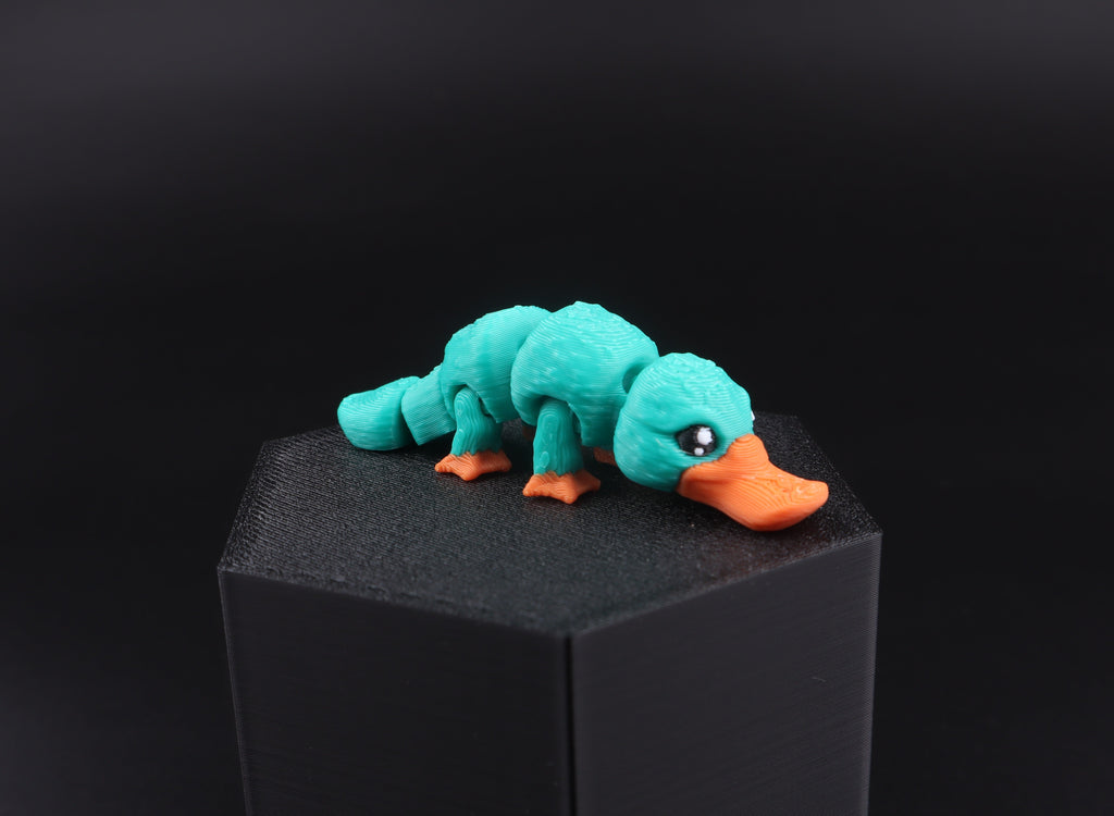 3D Printed Mini Water Animal Fidget Toy Pack | Flexible Sensory Party Favor