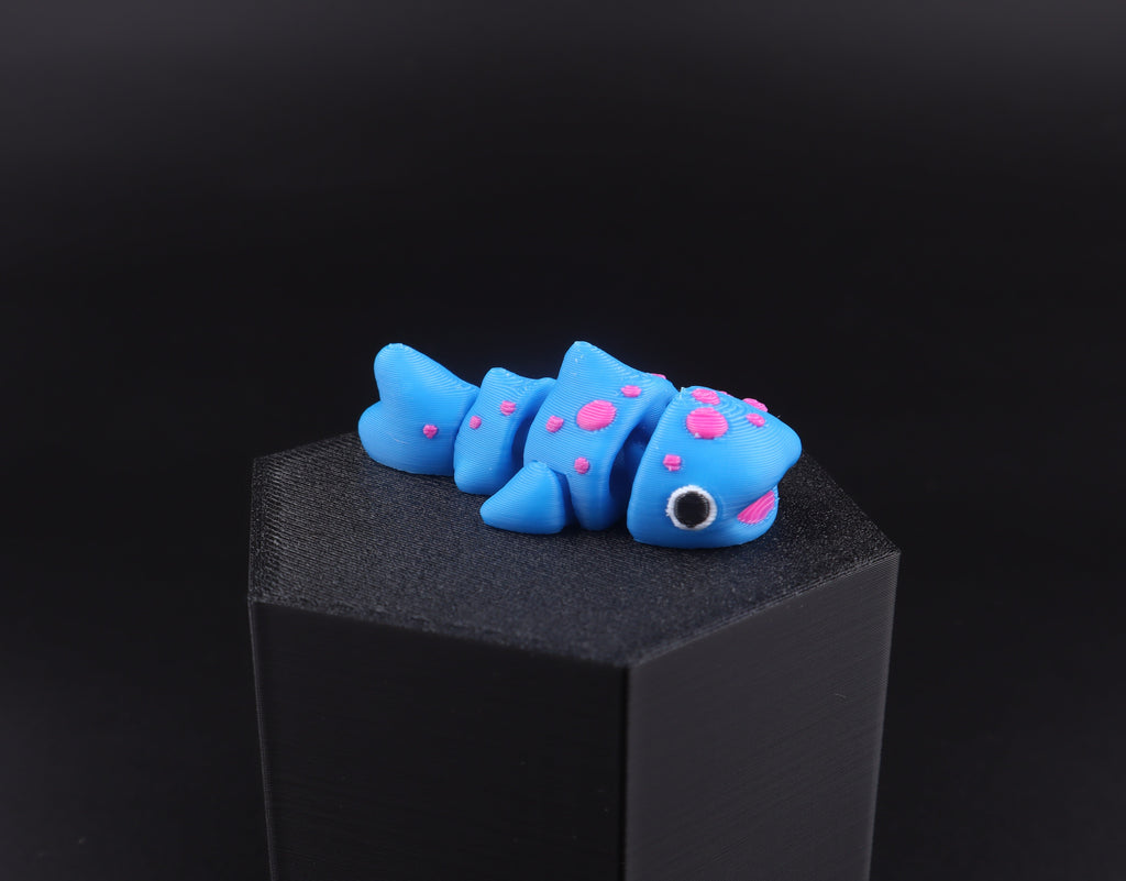 3D Printed Mini Water Animal Fidget Toy Pack | Flexible Sensory Party Favor