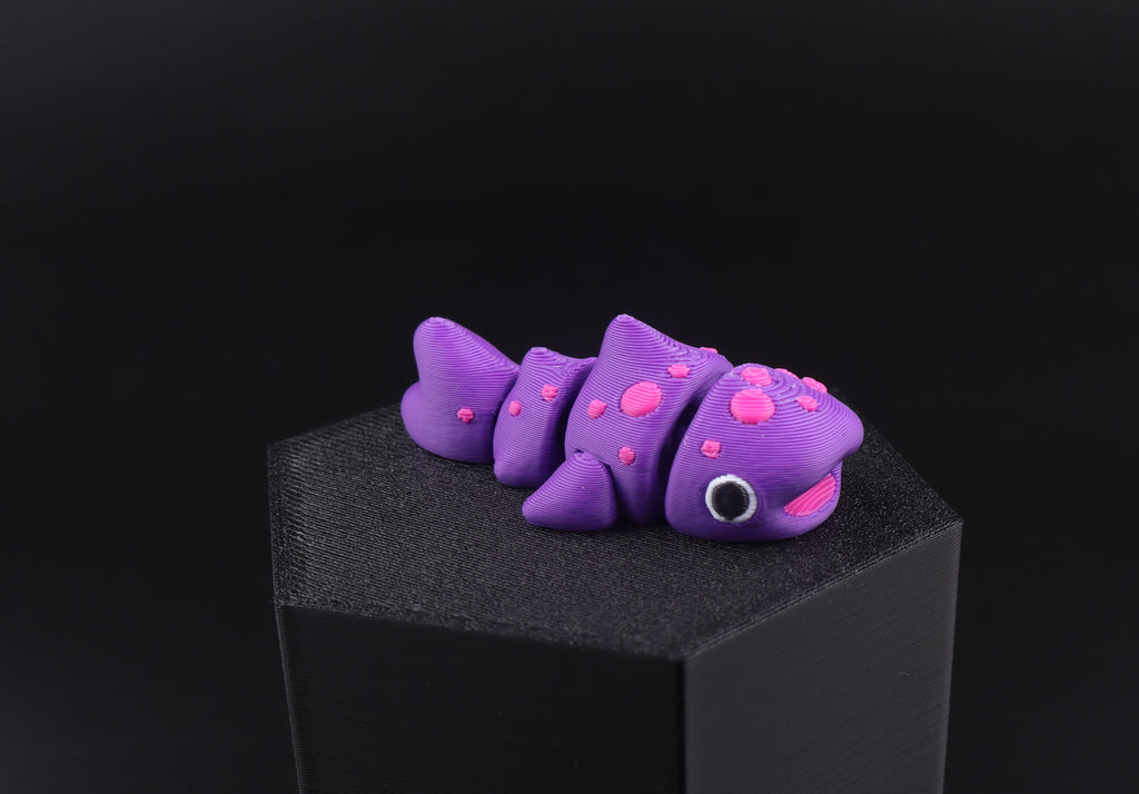 3D Printed Mini Water Animal Fidget Toy Pack | Flexible Sensory Party Favor