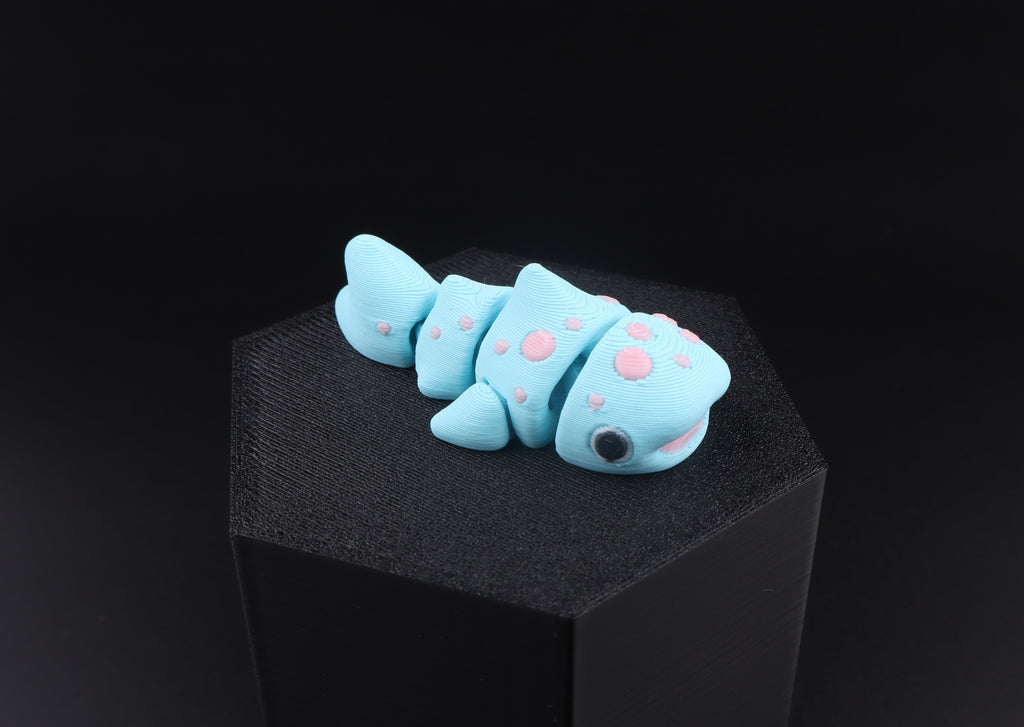 3D Printed Mini Water Animal Fidget Toy Pack | Flexible Sensory Party Favor