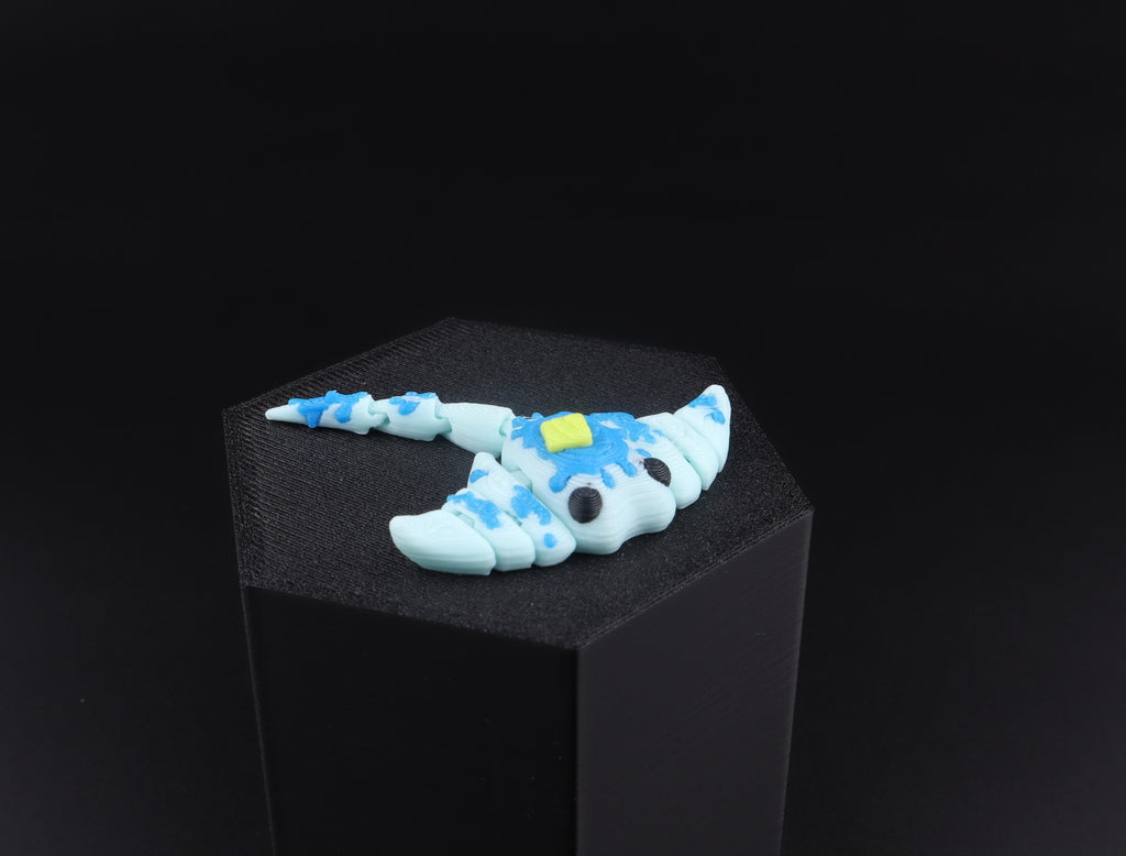 3D Printed Mini Water Animal Fidget Toy Pack | Flexible Sensory Party Favor