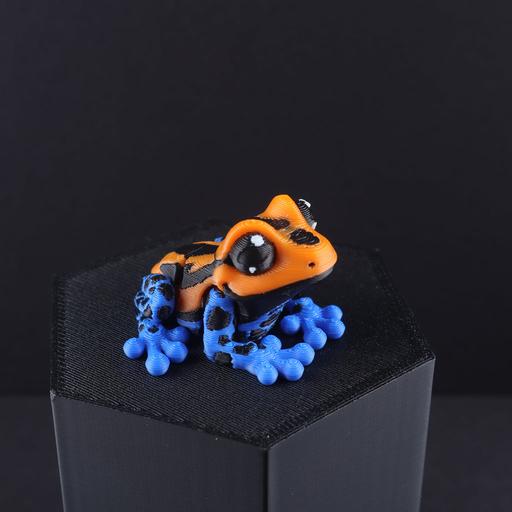 3D Printed Mini Water Animal Fidget Toy Pack | Flexible Sensory Party Favor