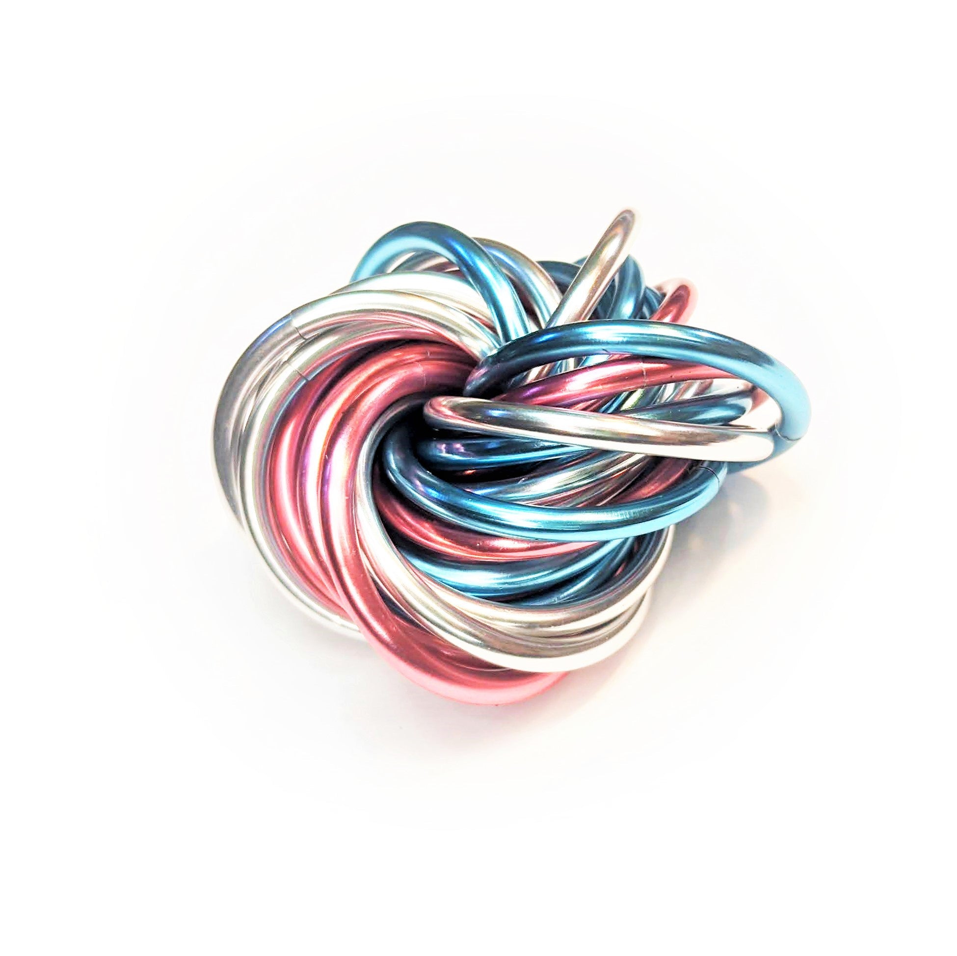 Mobii Multicolor Fidget Ball | Quiet Mobius ADHD Sensory Stim Toy for Home, Travel & Office