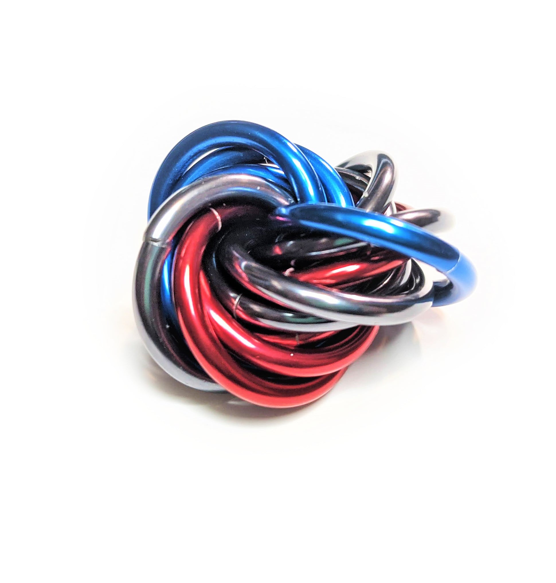 Mobii Multicolor Fidget Ball | Quiet Mobius ADHD Sensory Stim Toy for Home, Travel & Office