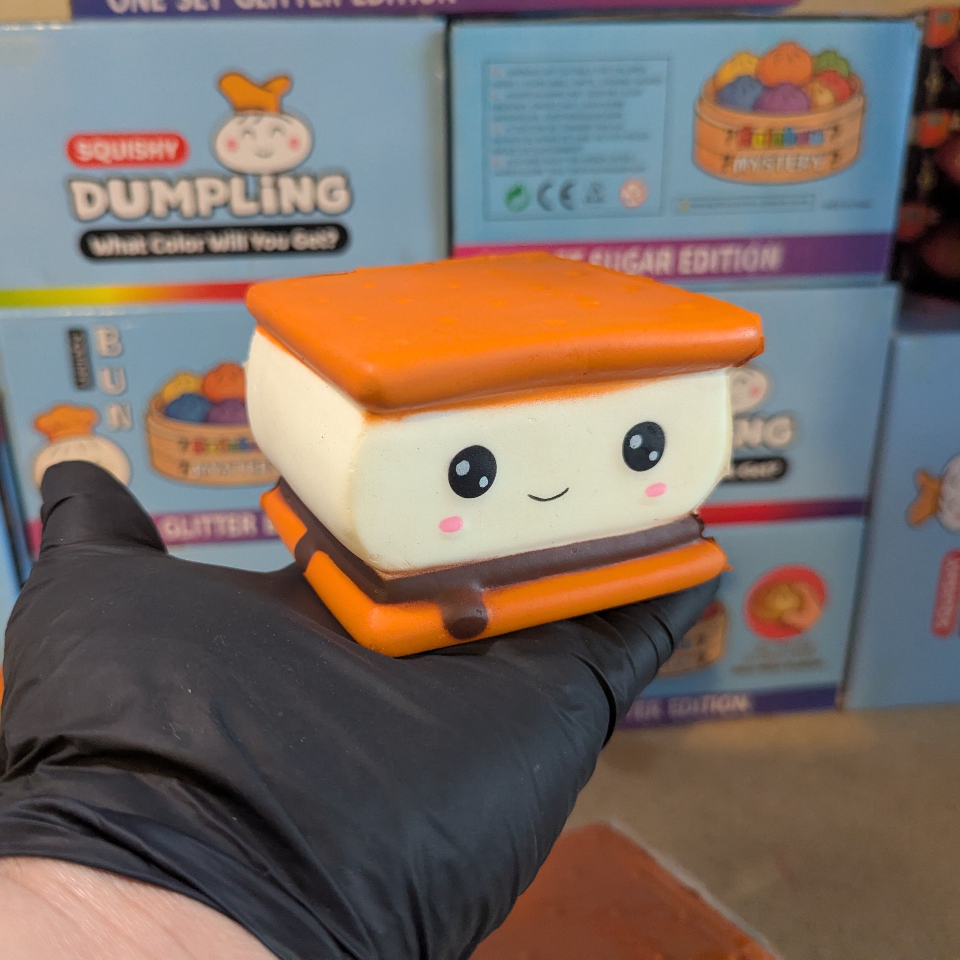 Smilin' S'more Squishy | Slow Rising Foam Squeeze Stress Relief Toy