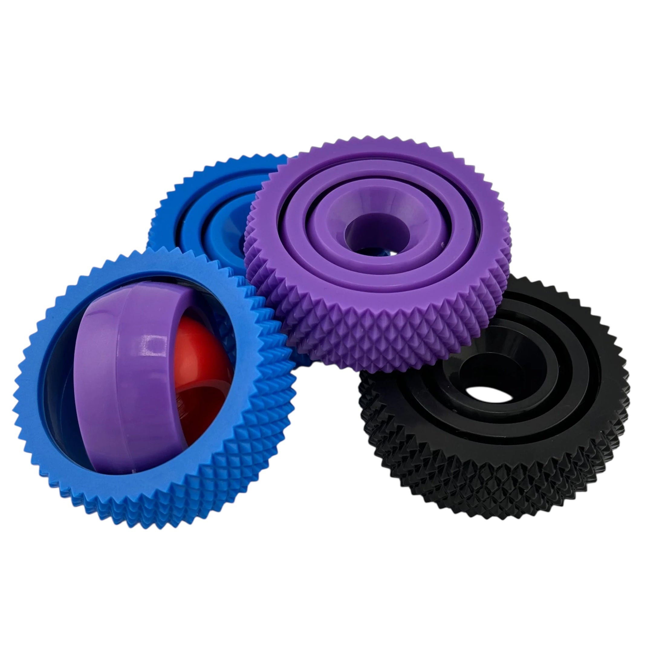 Durable Textured Gyro Fidget Spinner | Heavy-Duty Sensory Spin Toy