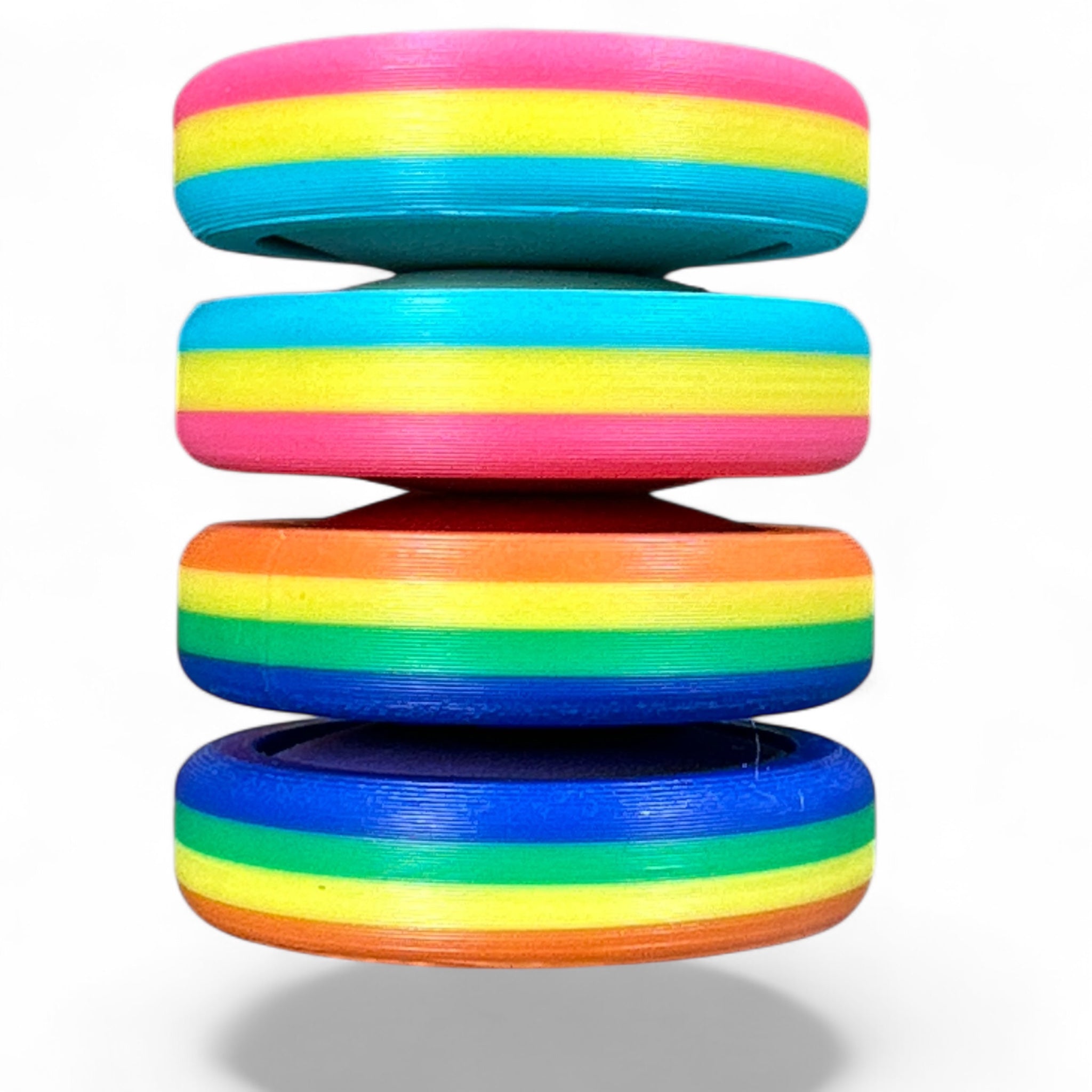 Pride Moons Fidget Toy | Colorful Sensory Stress Relief Squishy