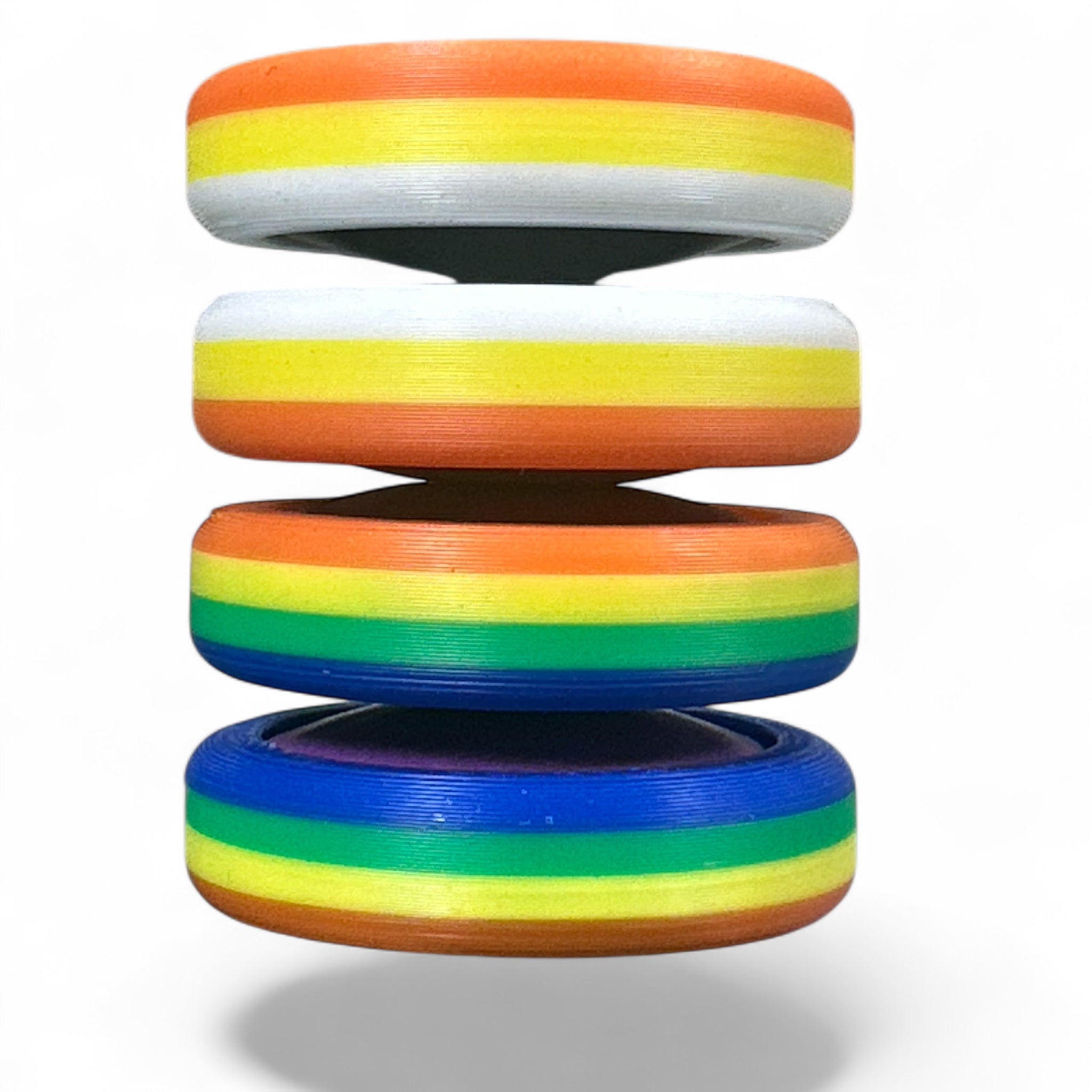 Pride Moons Fidget Toy | Colorful Sensory Stress Relief Squishy