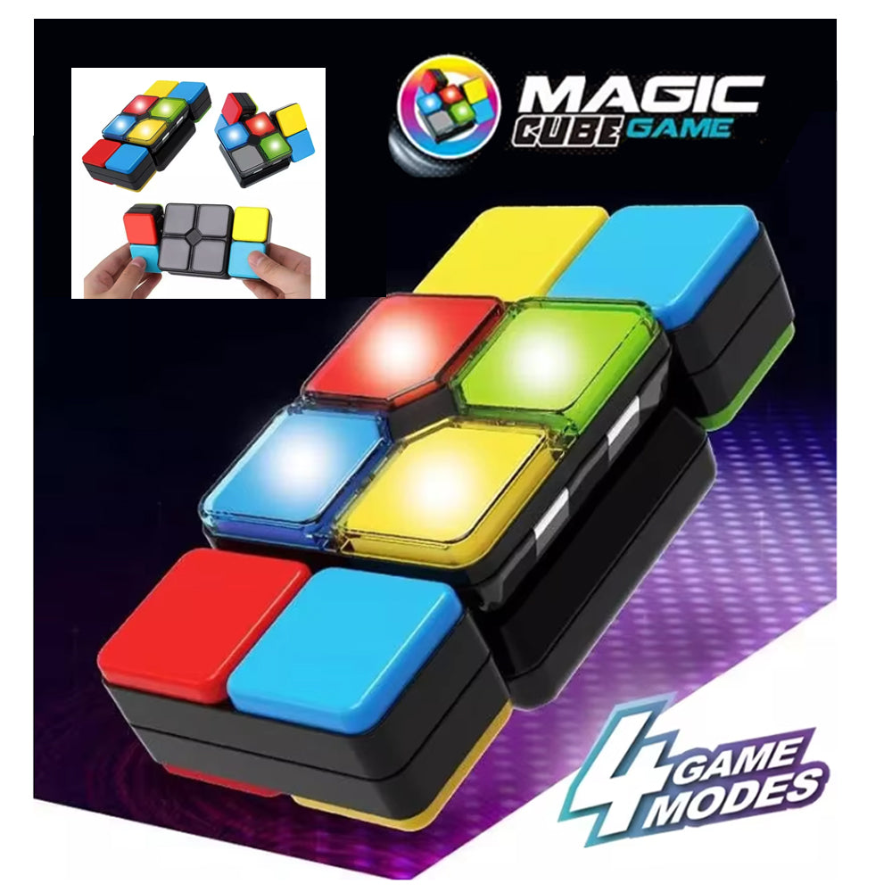 Magic Cube Flip Slide Match | Electronic Handheld Fidget Memory Game