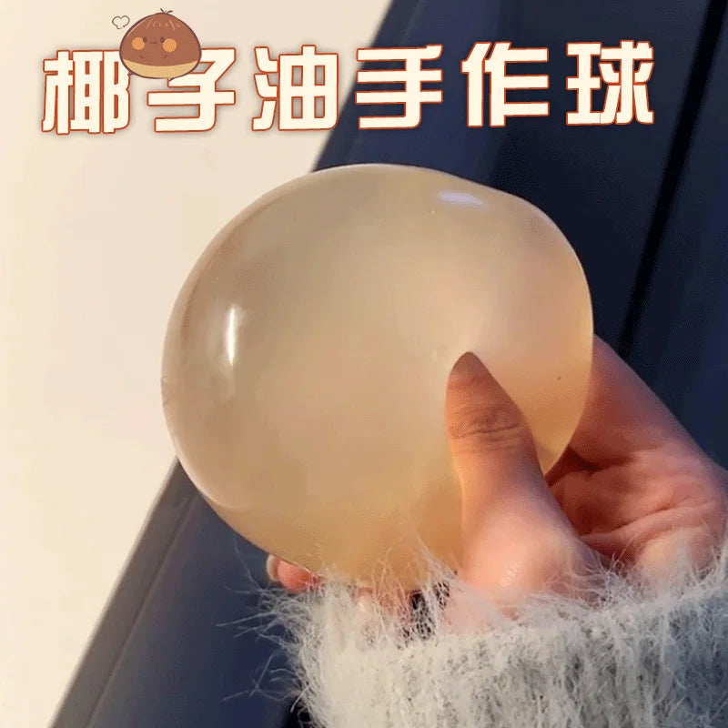 Coconut Oil Squishy Ball | Slow Rising Stress Relief Squeeze Toy