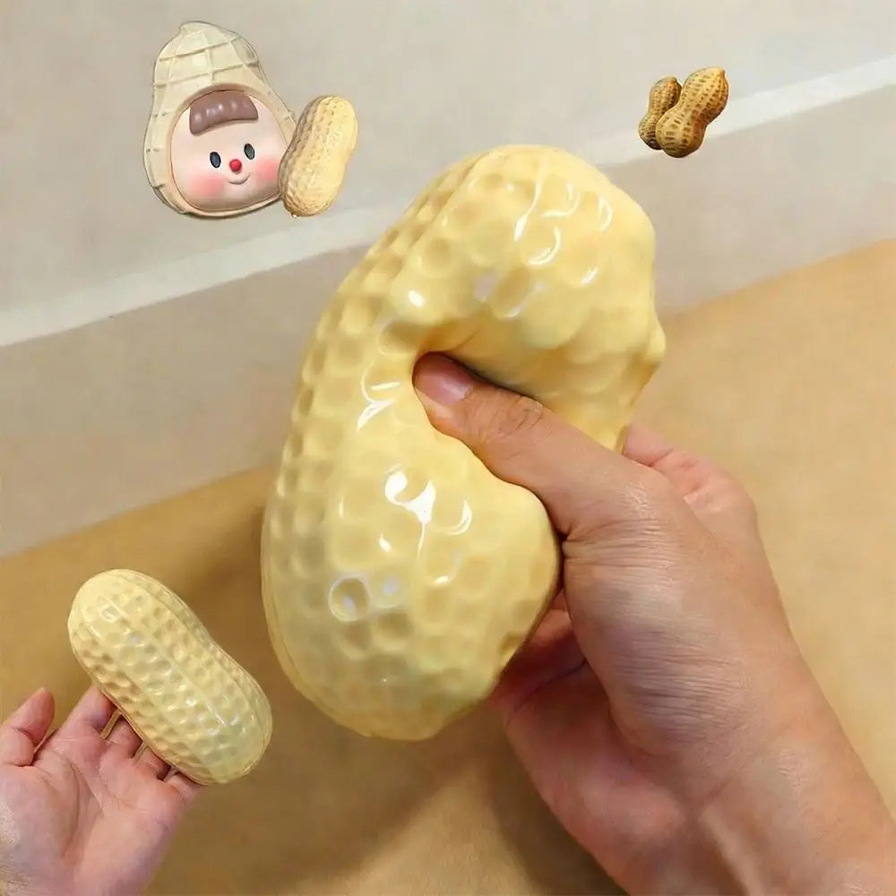 Peanut Squishy Toy | Slow Rebound Sensory Fidget Stress Relief Toy for Anxiety