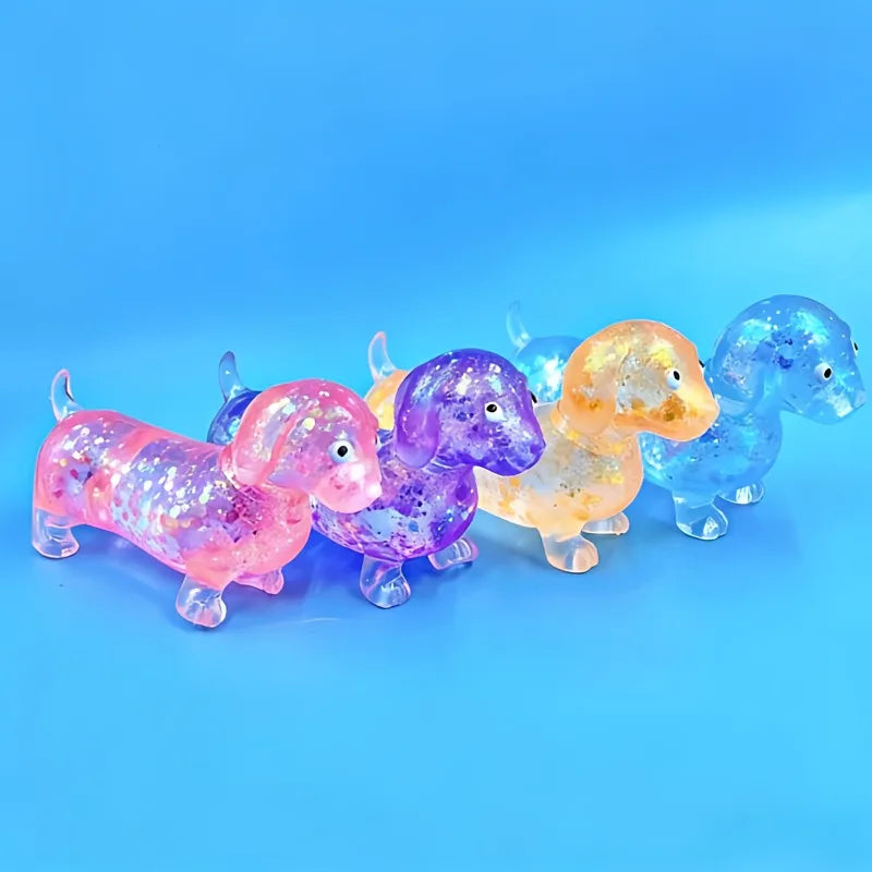Sausage Dog Squishy Toy | Slow Rising Stress Relief Fidget for Kids