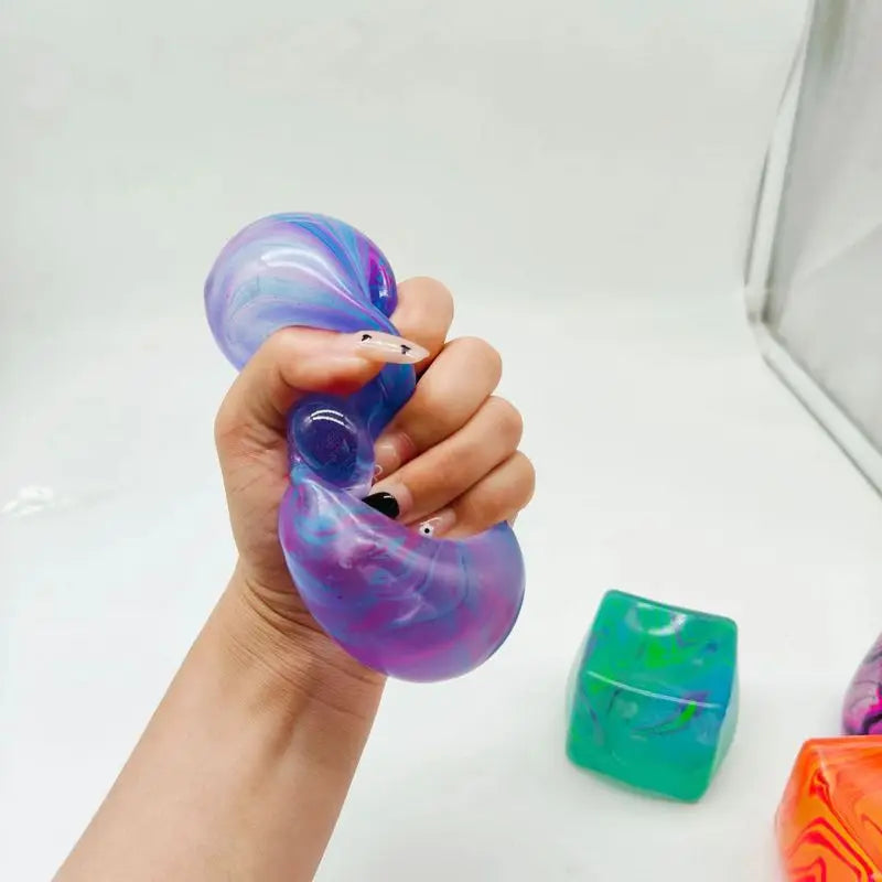 Snowflake Ice Cube Malt Sugar Squishy | Blind Box Stress Relief Squeeze Toy
