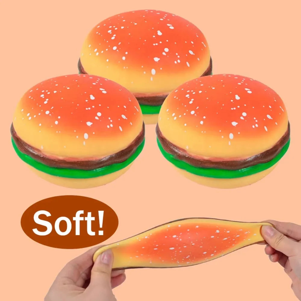 Squishy Toast Bread Squeeze Toy | Funny Fidget Stress Relief Toy for Kids & Adults
