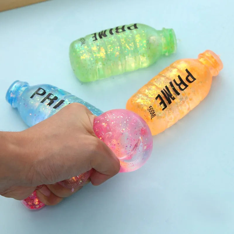 Taba Squishy Beverage Bottle Squeeze Toy | Soft Stress Relief Fidget for Kids & Adults