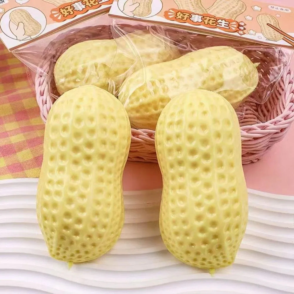 Peanut Squishy Toy | Slow Rebound Sensory Fidget Stress Relief Toy for Anxiety