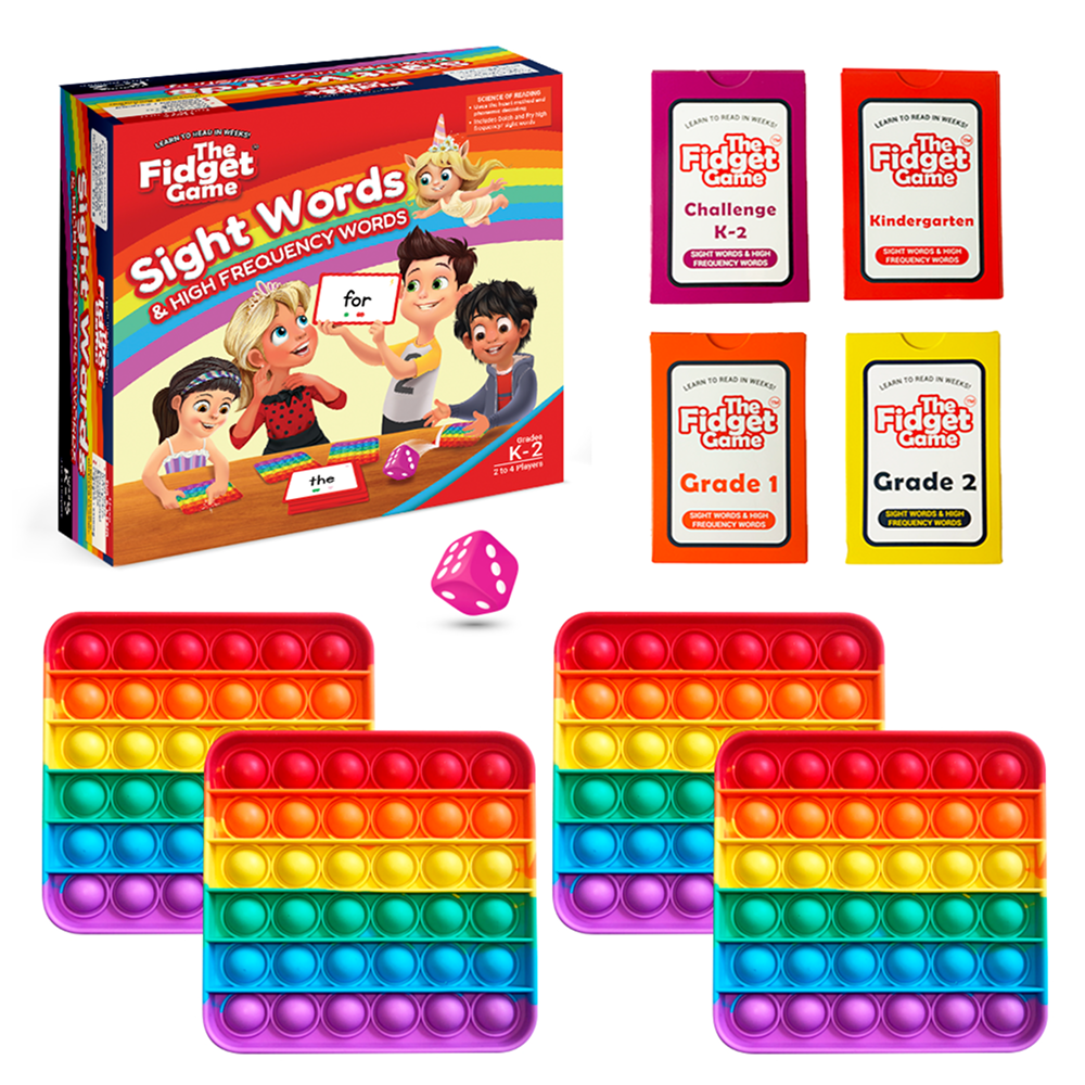 Sight Words Fidget Game | Educational Sensory Learning Toy for Kids