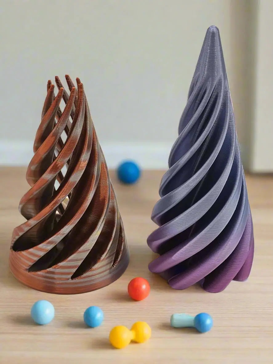 Swirl Cone Fidget Toy | Twisting Spiral Sensory Focus Tool for ADHD