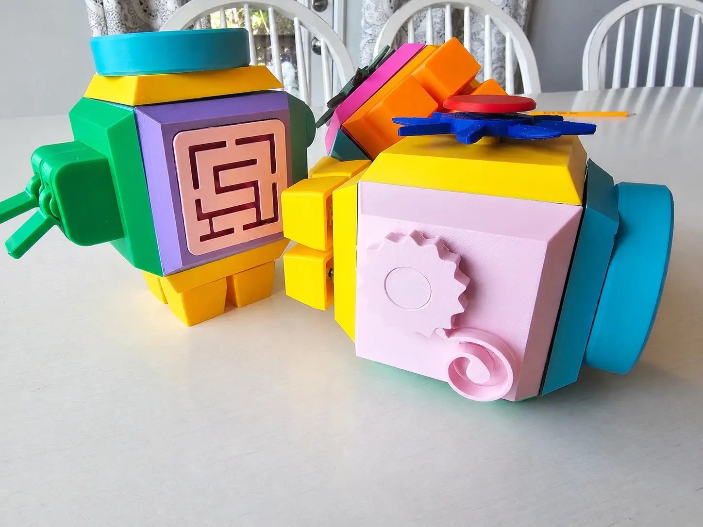 Tween Space Modular Fidget Cube | Swappable Sensory Toy 4 Inch
