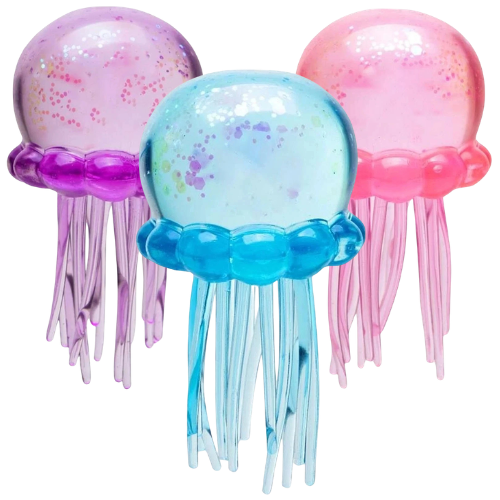 Goro Play Toys Jellyfish Jelly Squish | Slow Rise Sensory Stress Reliever for Adults