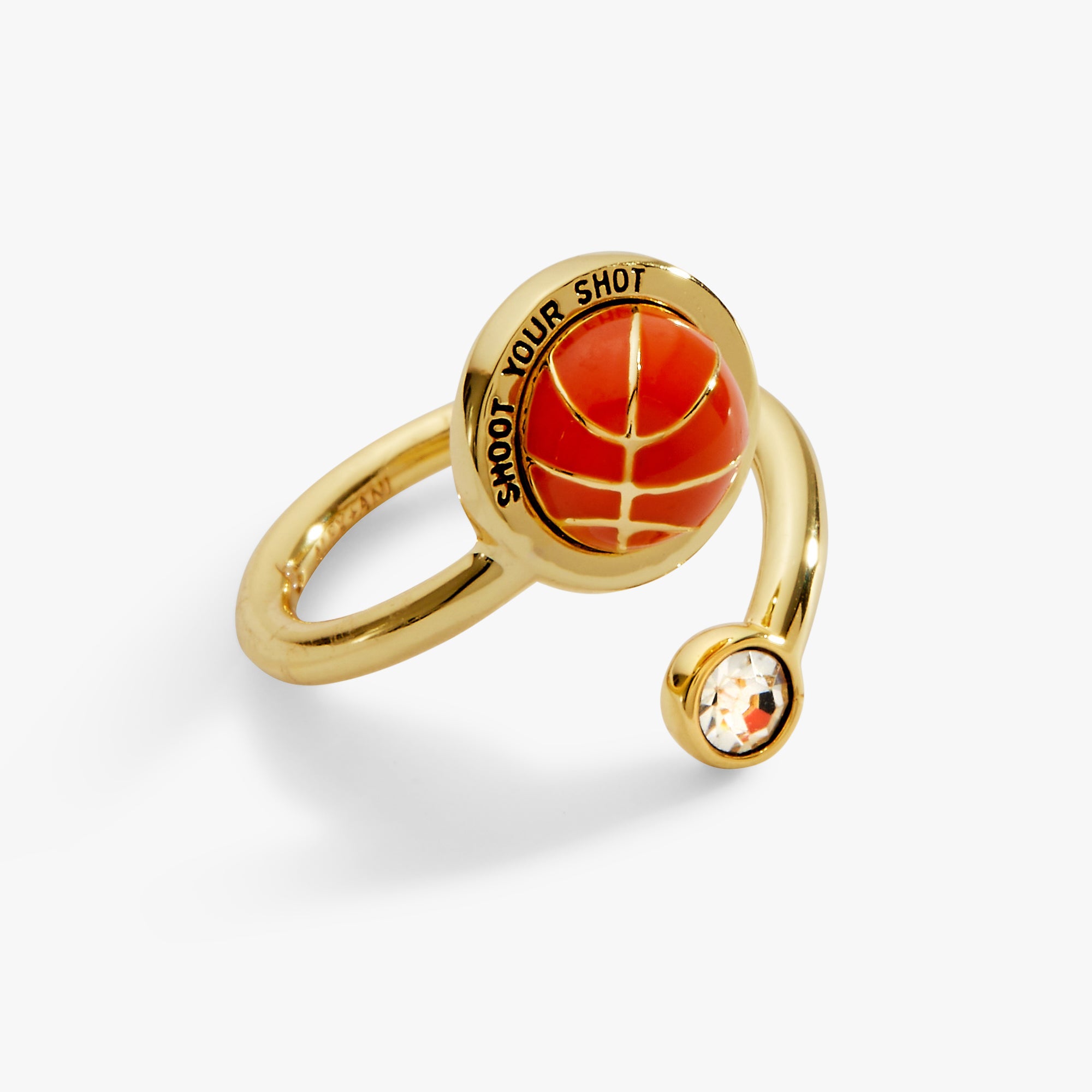 Shoot Your Shot Basketball Fidget Ring | Open Sensory Stress Relief Toy