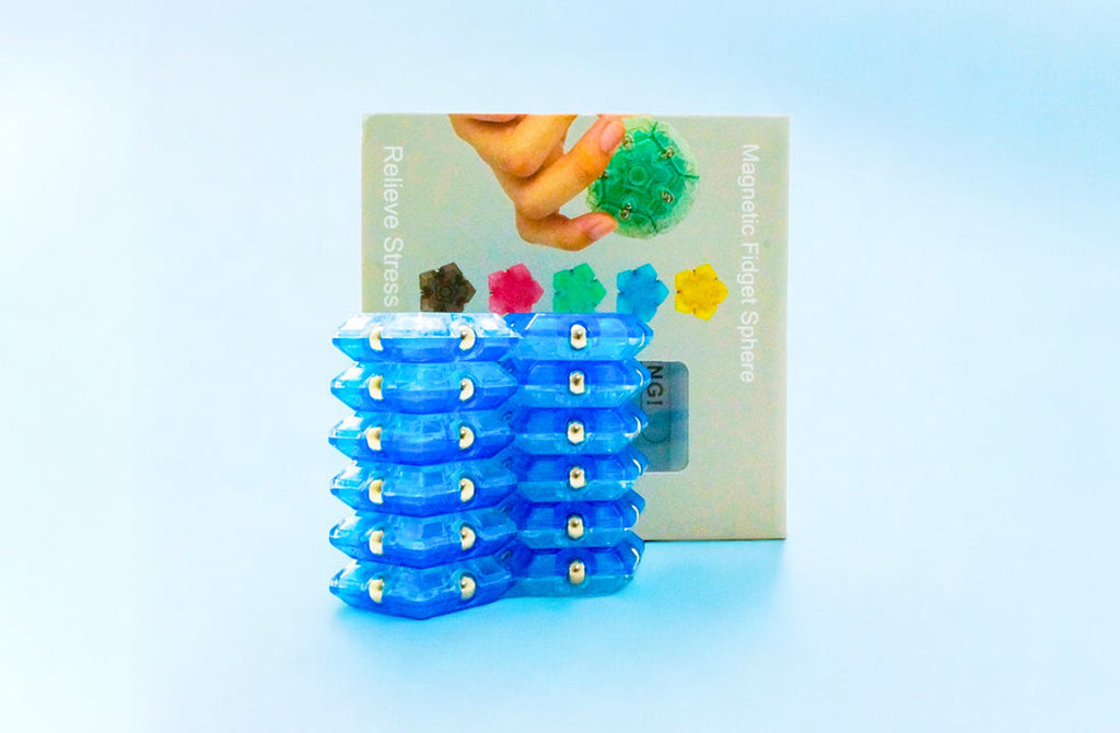 Magnetic Fidget Sphere Set | Sensory Stress Relief Desk Toy