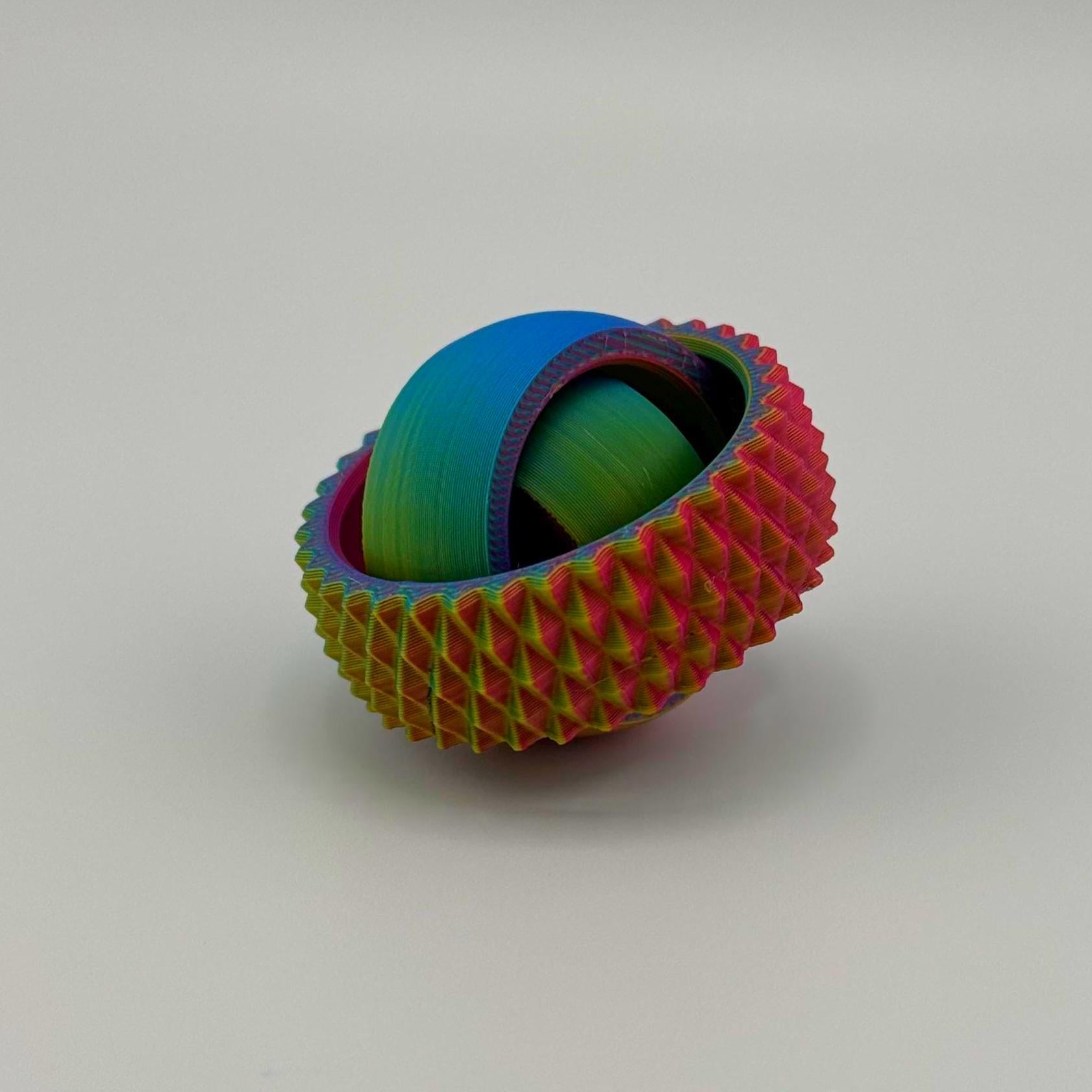Multi-Color Spiky Gyro Fidget Spinner | Sensory Spin Toy for Kids & Adults