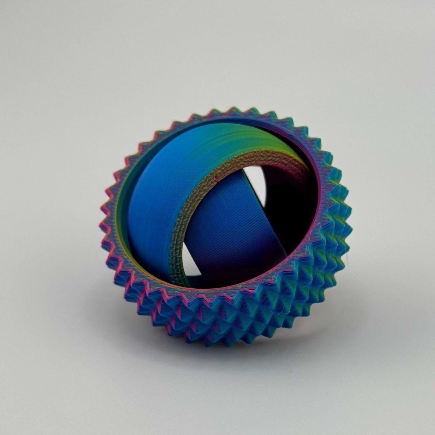 Multi-Color Spiky Gyro Fidget Spinner | Sensory Spin Toy for Kids & Adults