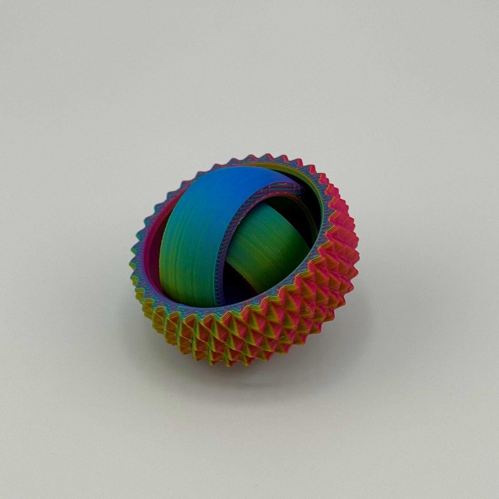 Multi-Color Spiky Gyro Fidget Spinner | Sensory Spin Toy for Kids & Adults