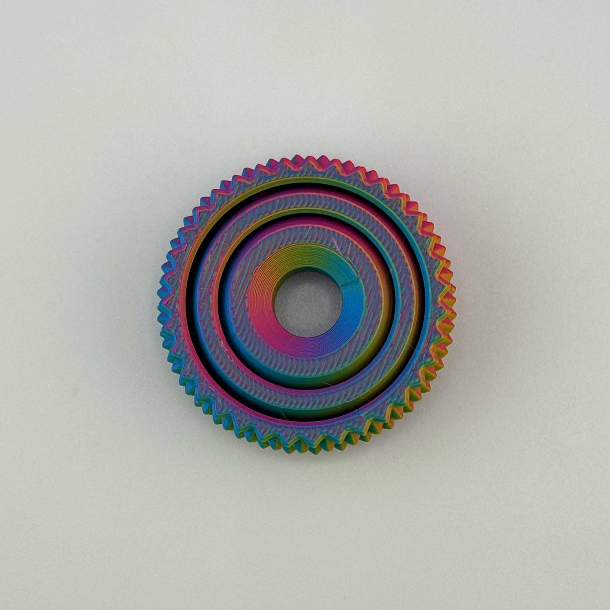 Multi-Color Spiky Gyro Fidget Spinner | Sensory Spin Toy for Kids & Adults