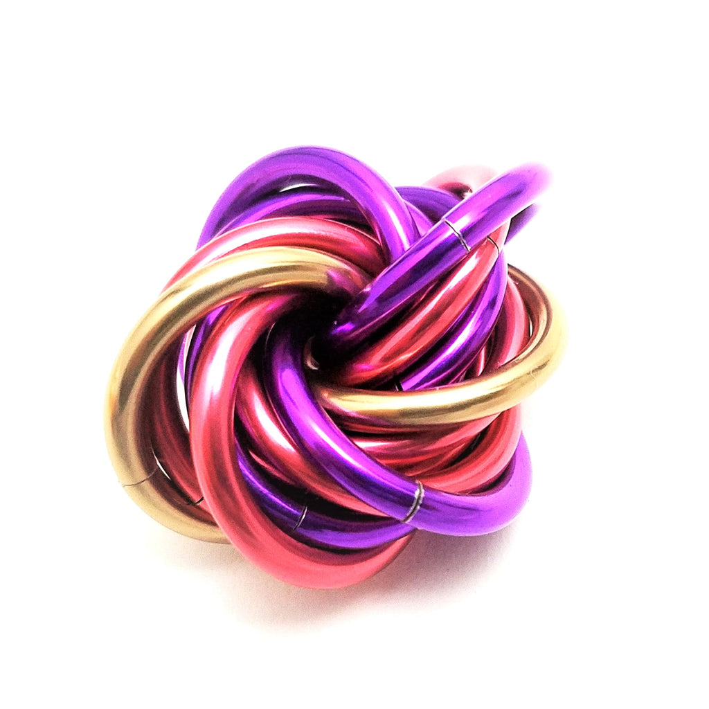 Mobii Multicolor Fidget Ball | Quiet Mobius ADHD Sensory Stim Toy for Home, Travel & Office