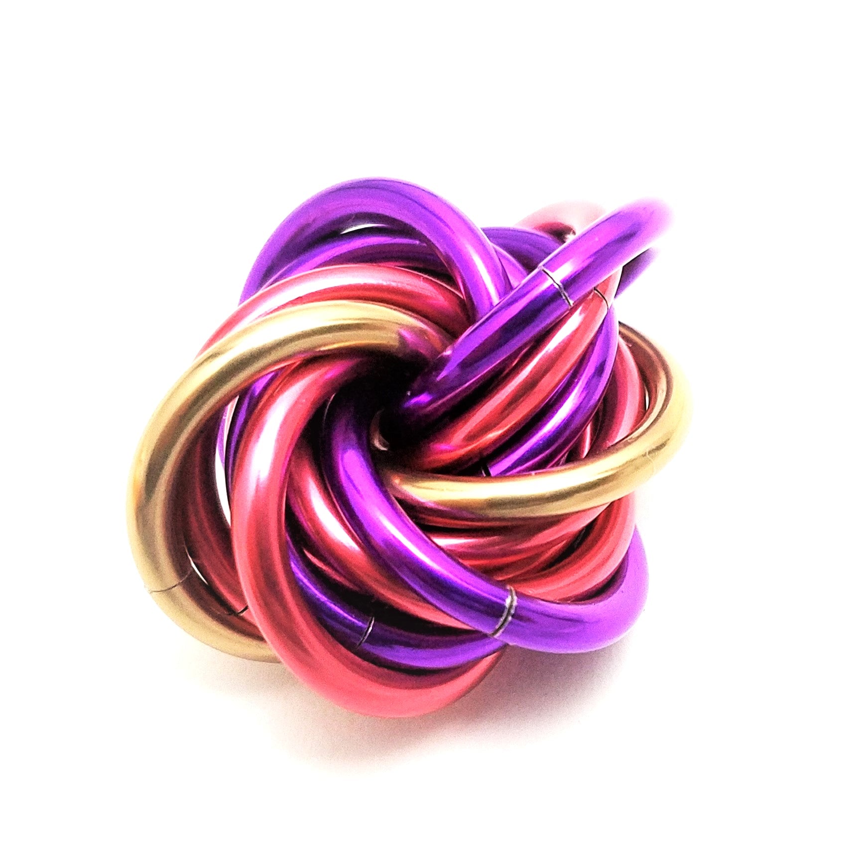 Mobii Multicolor Fidget Ball | Quiet Mobius ADHD Sensory Stim Toy for Home, Travel & Office