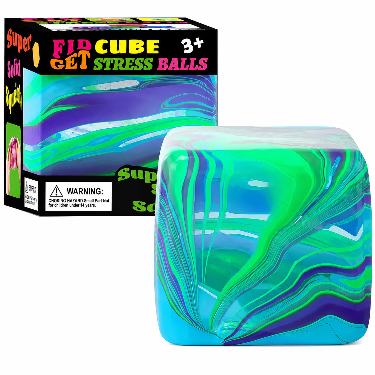 Snowflake Ice Cube Malt Sugar Squishy | Blind Box Stress Relief Squeeze Toy