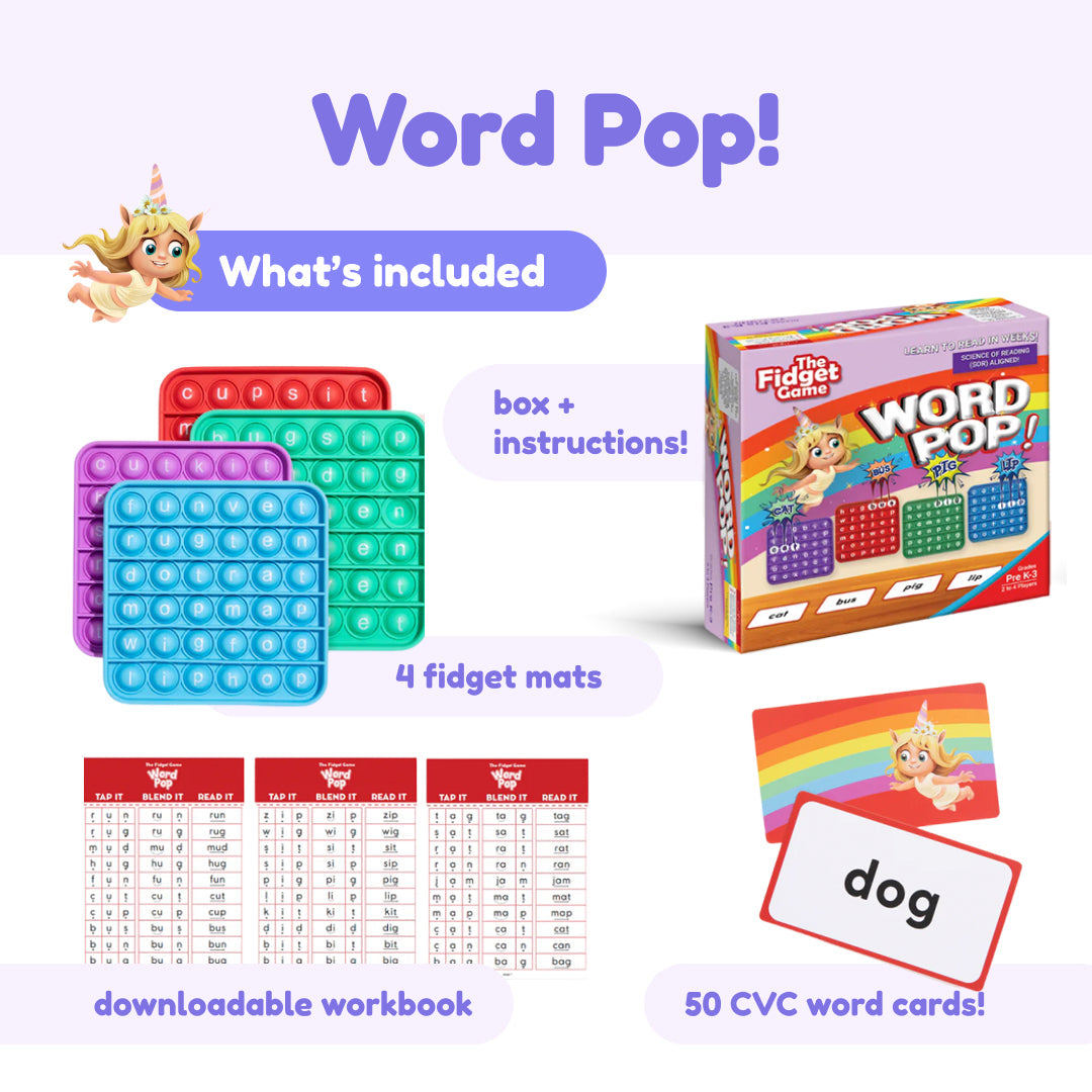 Ultimate Reading Bundle | Educational Fidget Learning Set for Kids