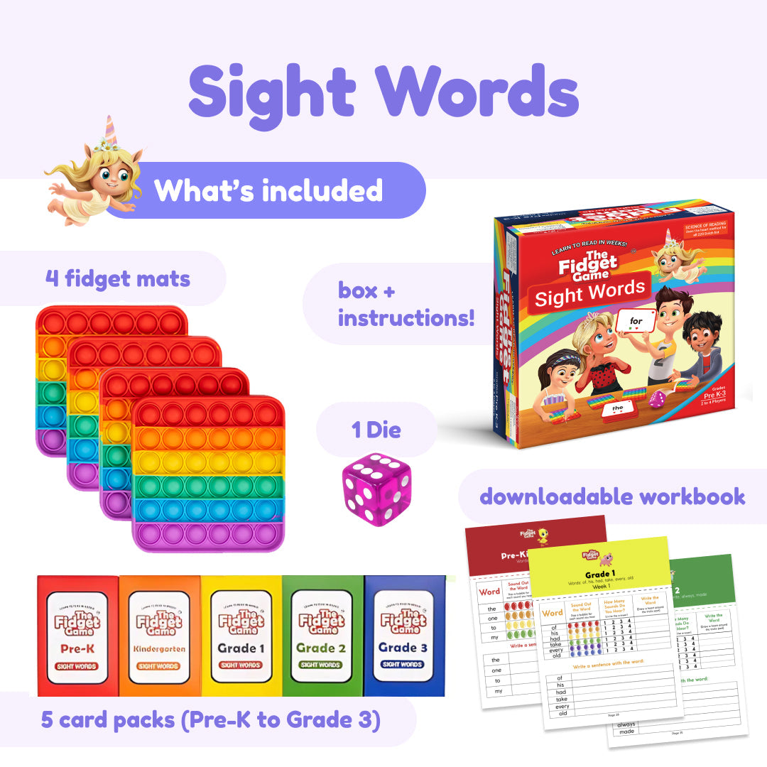 Ultimate Reading Bundle | Educational Fidget Learning Set for Kids